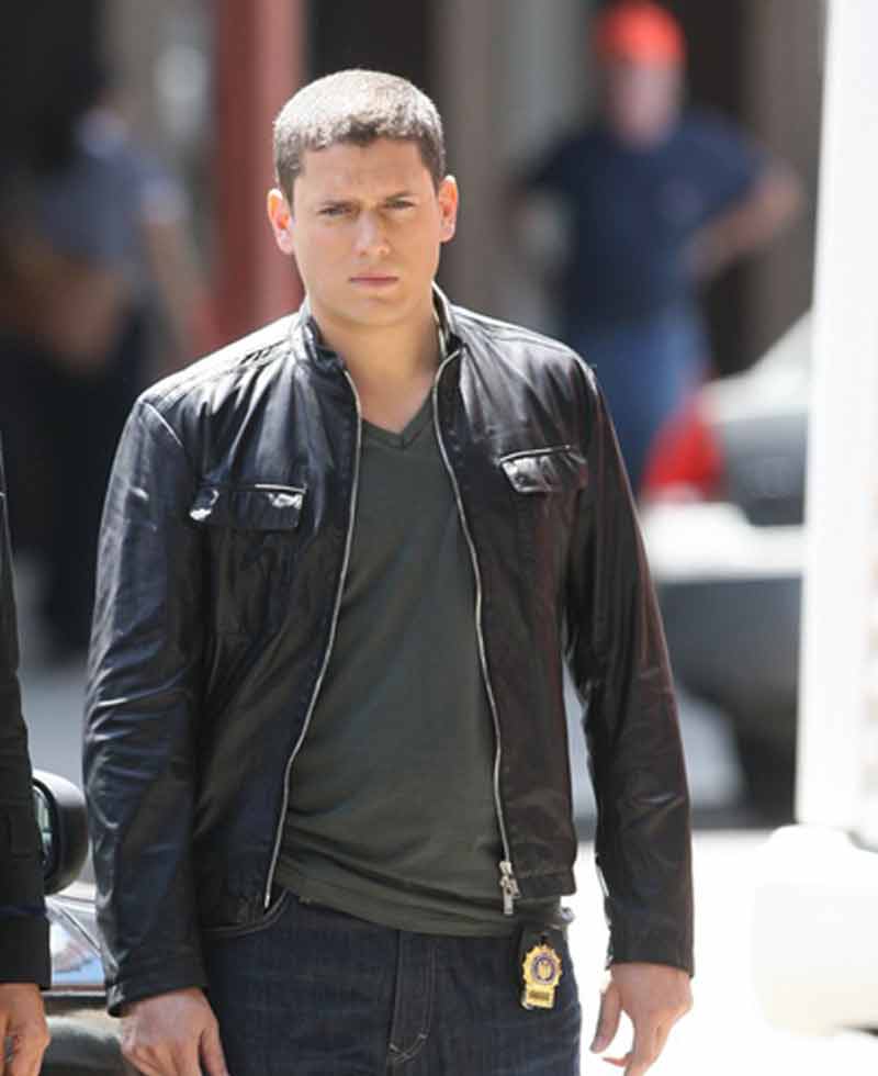 Law & Order SVU Wentworth Miller Leather Jacket